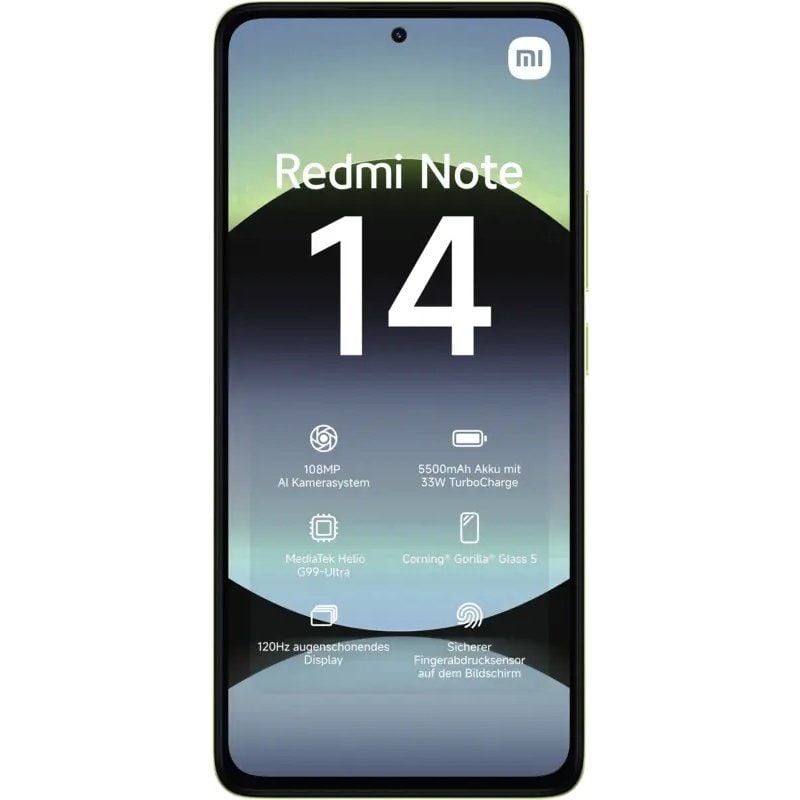Smartphone Xiaomi Redmi Note 14 8GB / 256GB / 6.67" / Verde