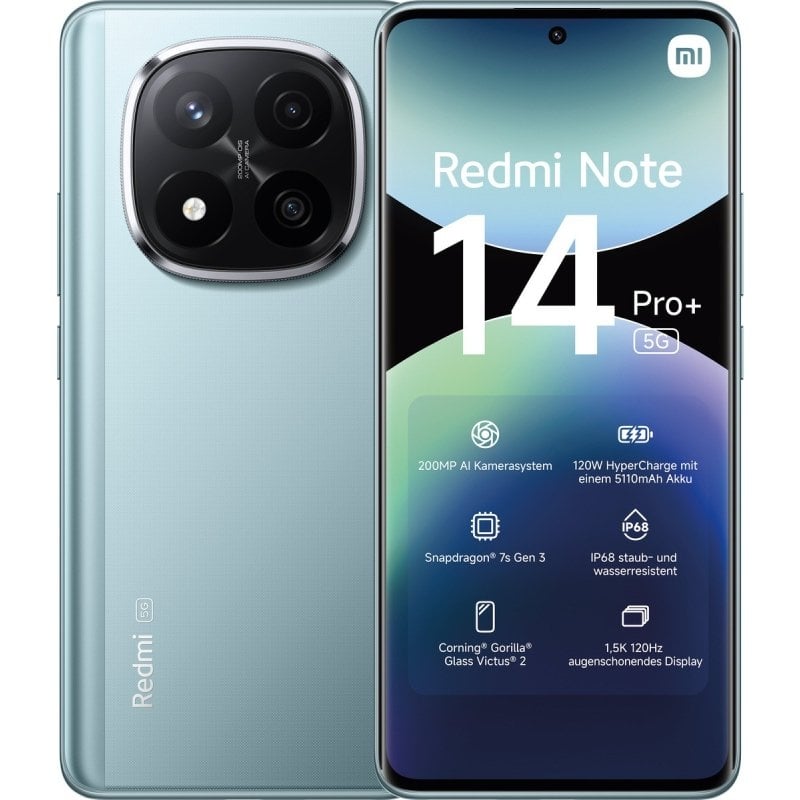 Smartphone Xiaomi Redmi Note 14 Pro+ 12 GB / 256 GB / 6,67" / 5G / Azul