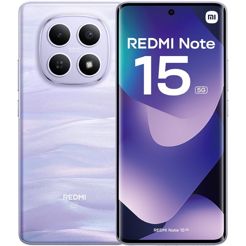 Smartphone Xiaomi Redmi Note 15 8 GB / 512 GB / 6,77" / 5G / Roxo