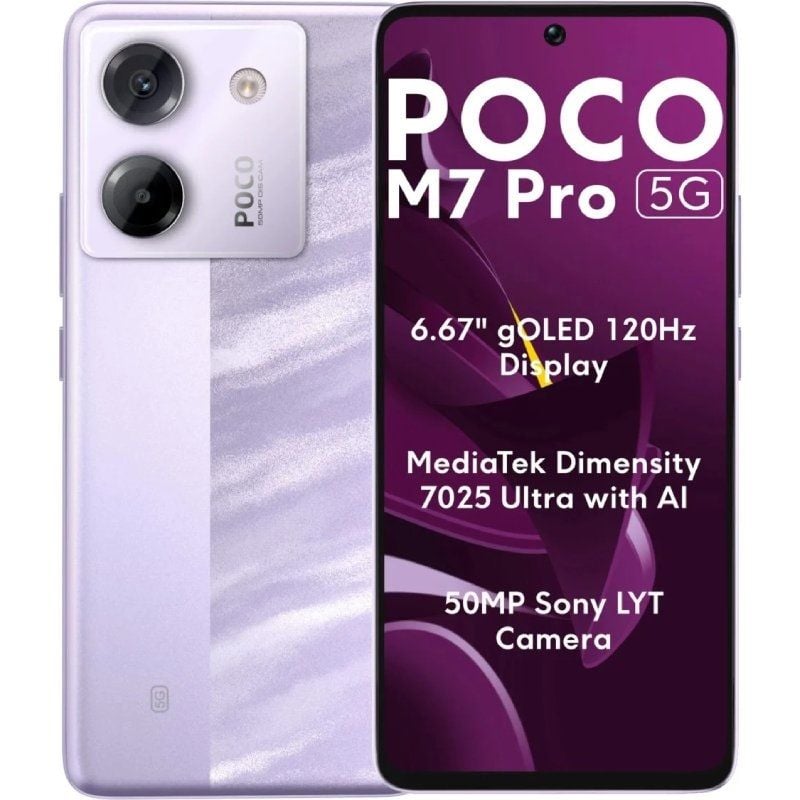 Smartphone Xiaomi POCO M7 Pro 8GB / 256GB / 6.67" / 5G / Roxo