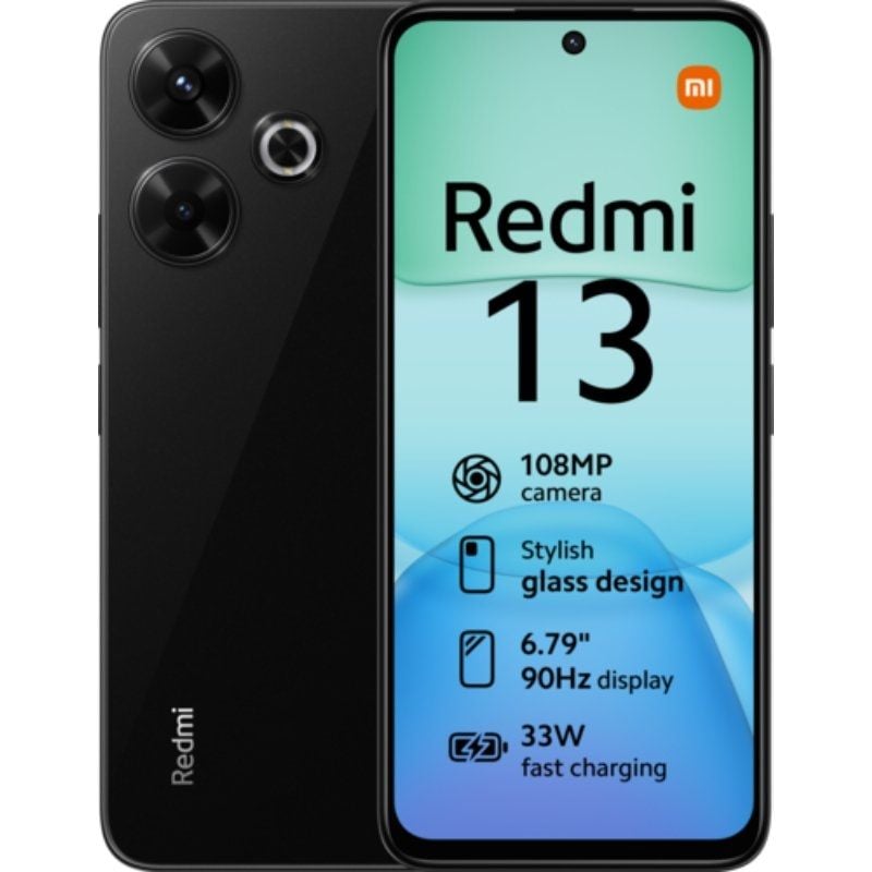 Smartphone Xiaomi Redmi 13 8GB / 256GB / 6,79" / Preto Meia-noite