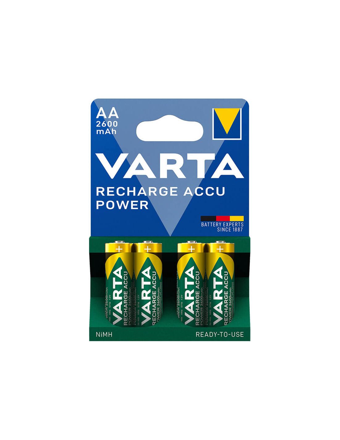 Varta AA Rechargeable Battery Pack of 4 Units
