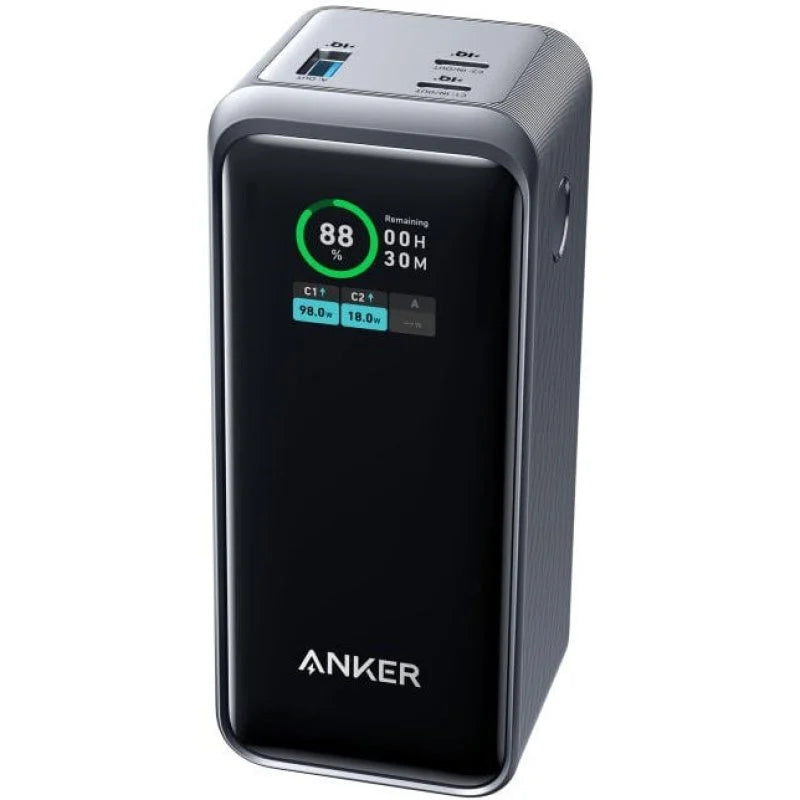 Anker Prime Powerbank 200W 20000mAh 1xUSB-A + 2xUSB-C Preto