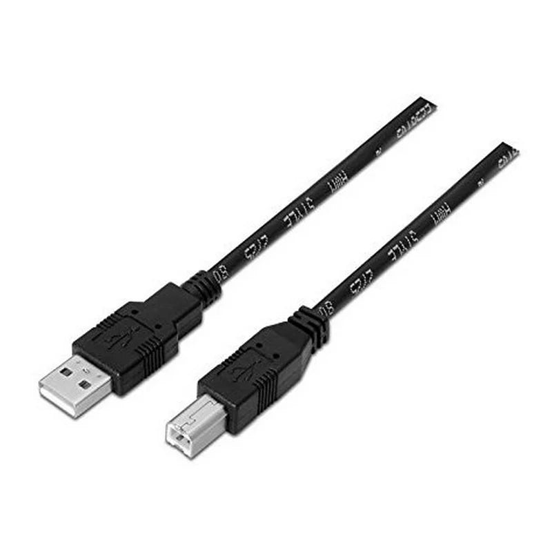 Nanocable USB Type A to Type B Black Cable for Printer 