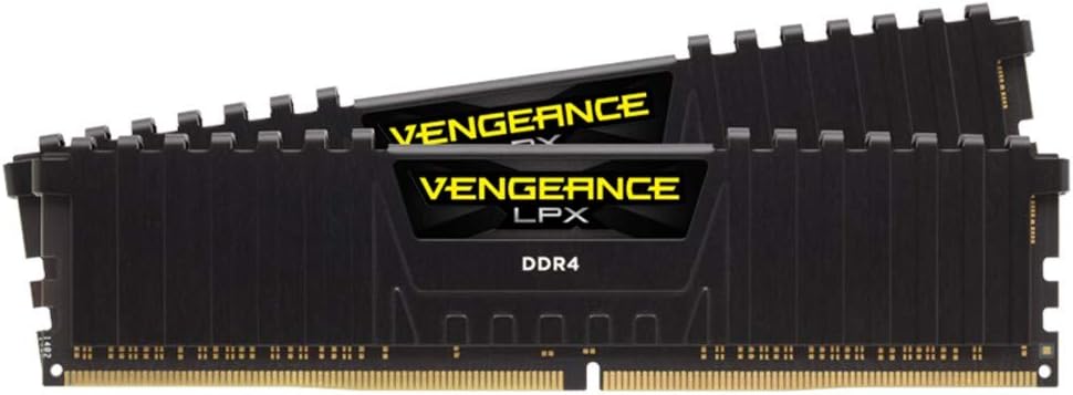 Memória Corsair DDR4 DRAM 3200 MHz 16 GB (2x8GB) VENGEANCE LPX – Preto