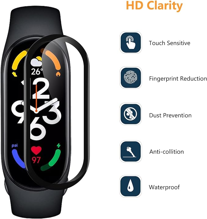 Película de vidro temperado para Xiaomi Mi Band 7 / Xiaomi Mi Band 8