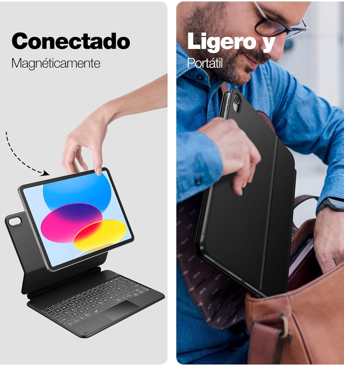 Teclado para Ipad 10ª Geração 10.9 Preto