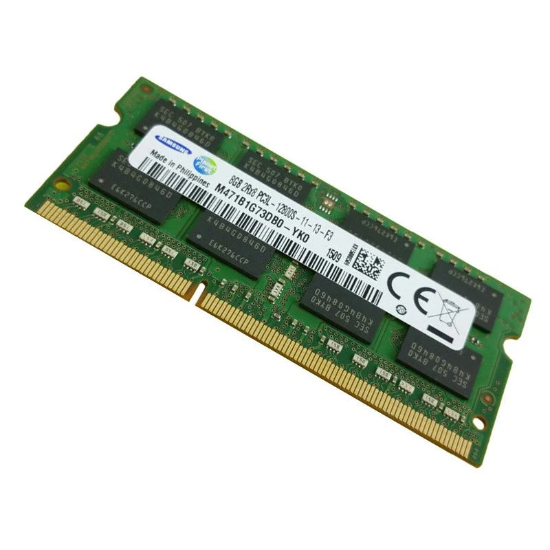 MEMÓRIA RAM SAMSUNG 8GB DDR3 2Rx8 PC3L-12800S-11-13-F3 M471B1G73EB0-YK0