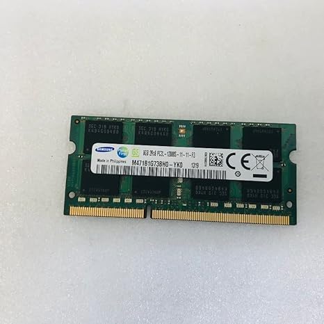 SAMSUNG RAM MEMORY 8GB DDR3 2Rx8 PC3L-12800S-11-13-F3 M471B1G73EB0-YK0