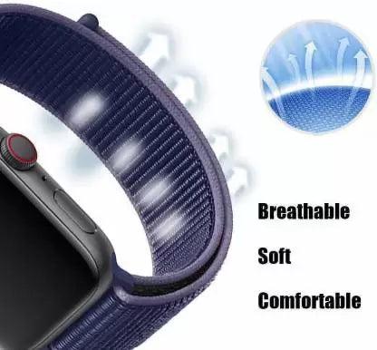 Bracelet iWatch universel 38/40mm Nylon Velcro