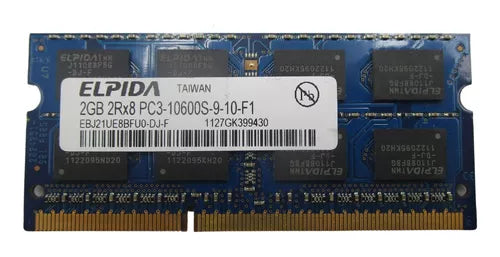 RAM Memory 2GB ELPIDA 2Rx8 PC3-10600S-9-10-F1 REFURBISHED