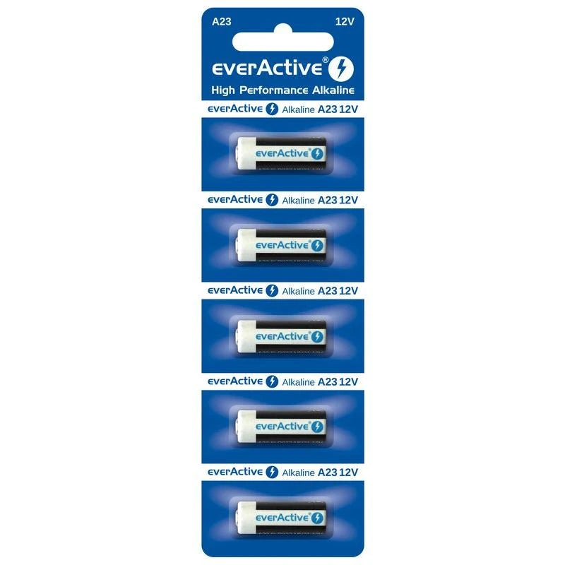 Pilhas Alcalinas A23 12V Pack 1 Unidade EverActive