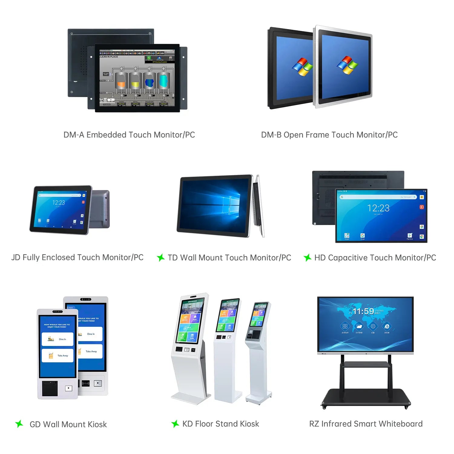 Computador Windows All In One Touch 21.5"