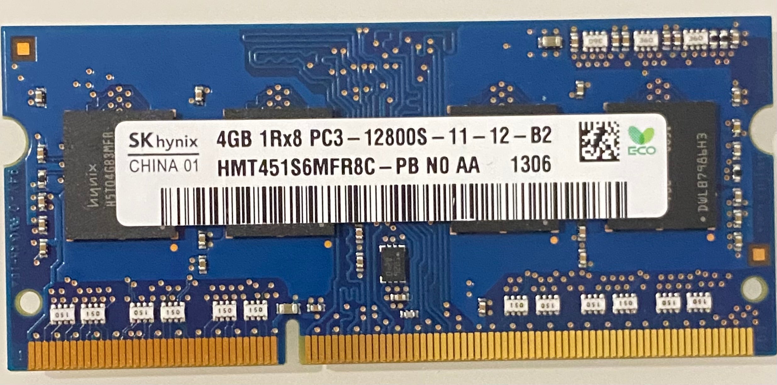 RAM memory 4GB Hynix 1Rx8 PC3-1200S-11-12-B2 REFURBISHED