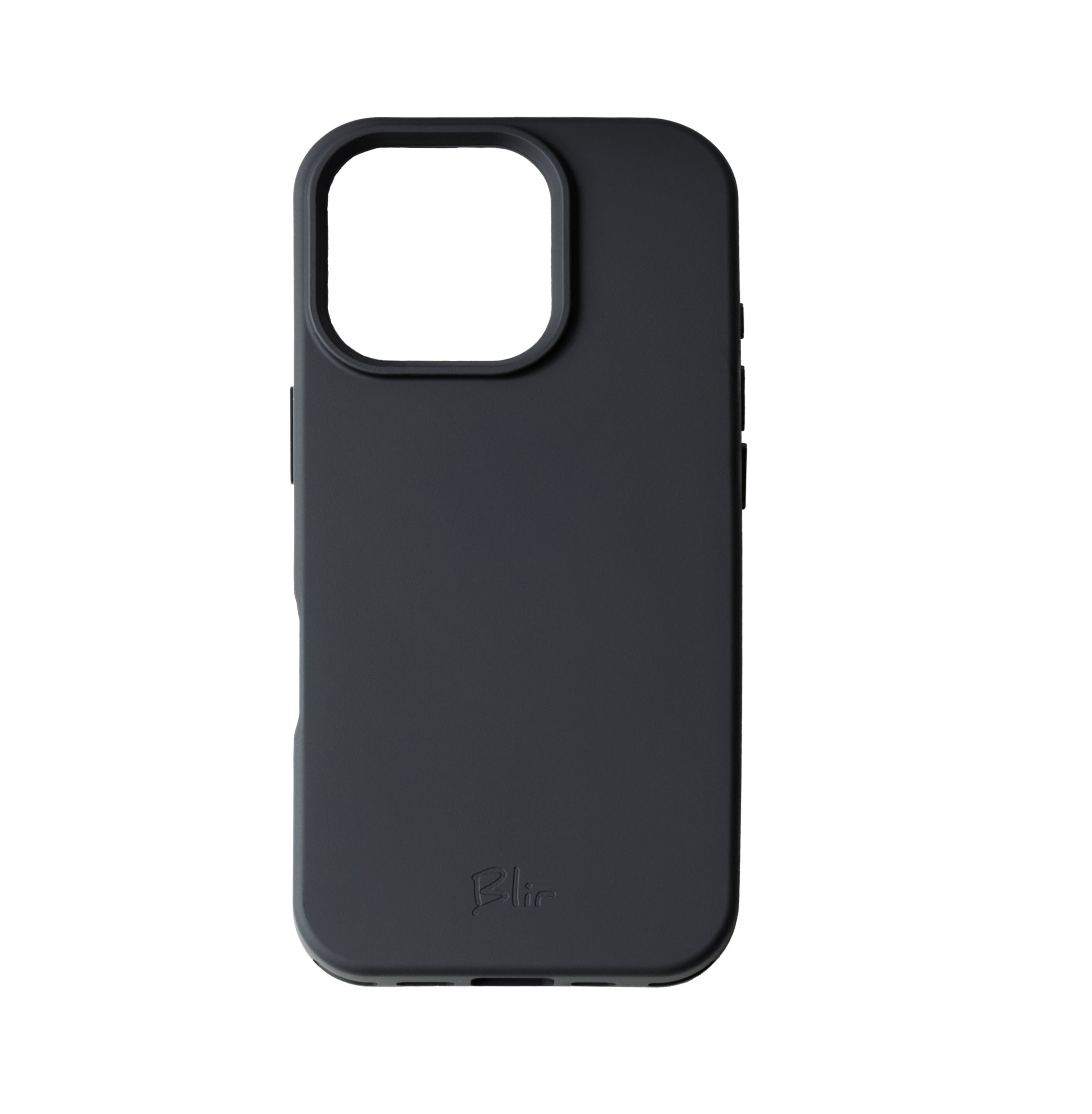 Blir Silhouette Elite - Capa de Silicone com Magsafe com Cordão Removível Preto para Iphone 16 Pro