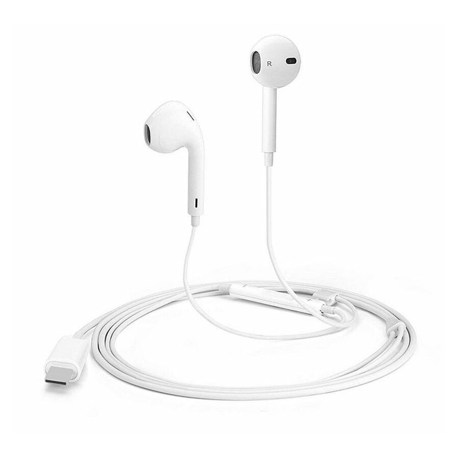 Auriculares Type C - Branco