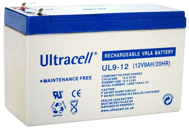 Bateria UPS Chumbo 12V 9Ah (151 x 65 x 93 mm) - Ultracell