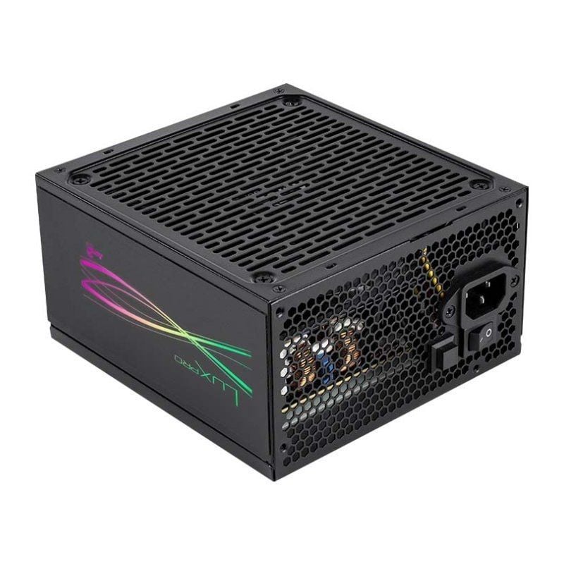 Fonte de Alimentação Aerocool LUXPRO RGB650M / 650W / Ventilador de 14cm / 80 Plus Bronze