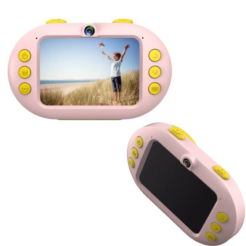 Agfaphoto Realikids CAM Câmara Digital Desportiva À Prova de Água / 16MP / Rosa / Inclui Cartão Mic…
