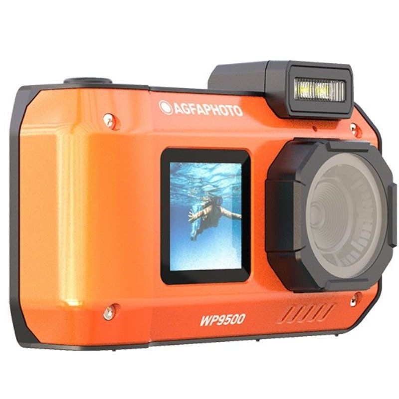 Agfaphoto Realishot WP9500 Câmara Digital de Desporto / 24MP / Laranja