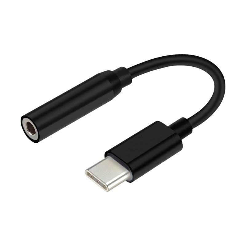 Aisens A109-0348 Conversor de Tomada 384 Khz / USB Tipo C Macho - Tomada 3,5 Fêmea