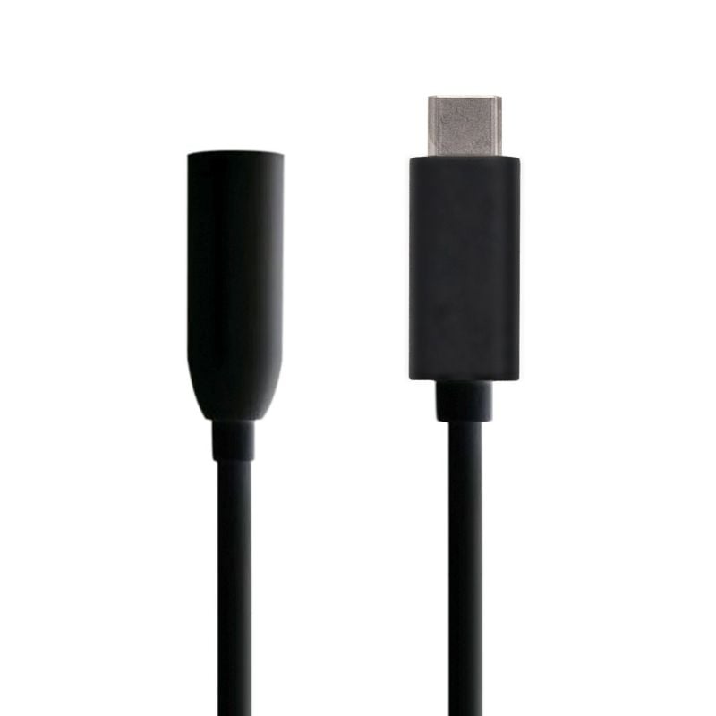 Aisens A109-0348 Conversor de Tomada 384 Khz / USB Tipo C Macho - Tomada 3,5 Fêmea