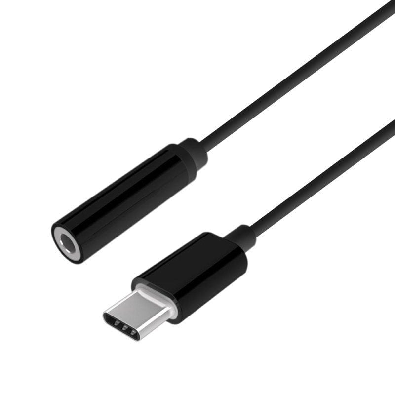 Conversor USB Tipo C Aisens A109-0385 / USB Tipo C Macho - Jack 3,5 Fêmea