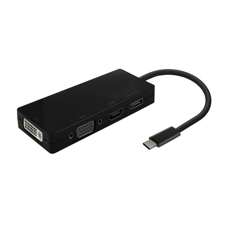 Aisens A109-0679 Conversor USB Tipo C A109-0679 / Fêmea HDMI - Fêmea VGA - Fêmea DVI - Fêmea Displa…
