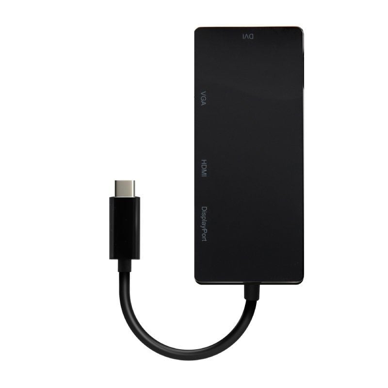 Aisens A109-0679 Conversor USB Tipo C A109-0679 / Fêmea HDMI - Fêmea VGA - Fêmea DVI - Fêmea Displa…