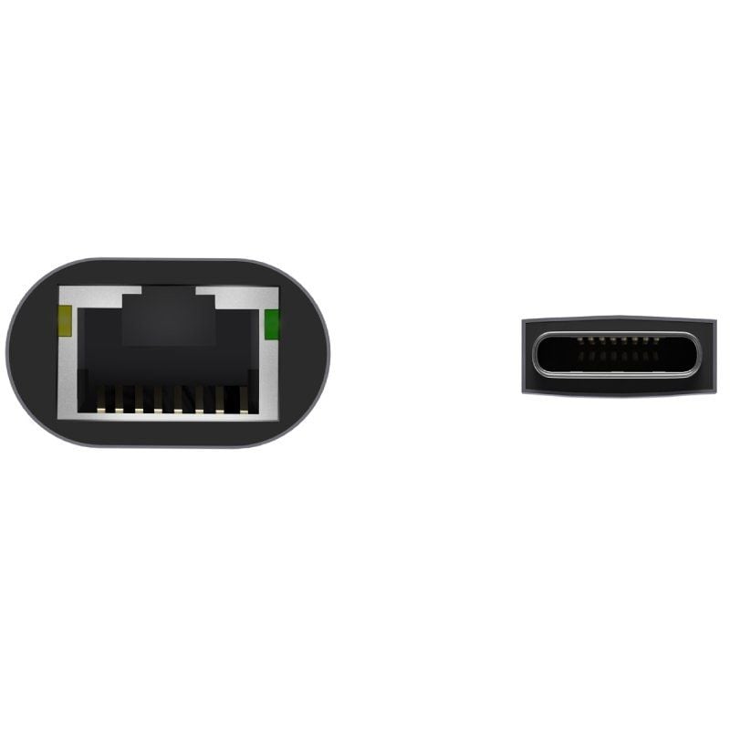 Adaptador USB Tipo C - RJ45 Aisens A109-0709 / 1000mbps