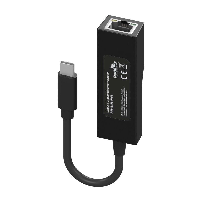 Adaptador USB Tipo C - RJ45 Aisens A106-0765 / 1000mbps