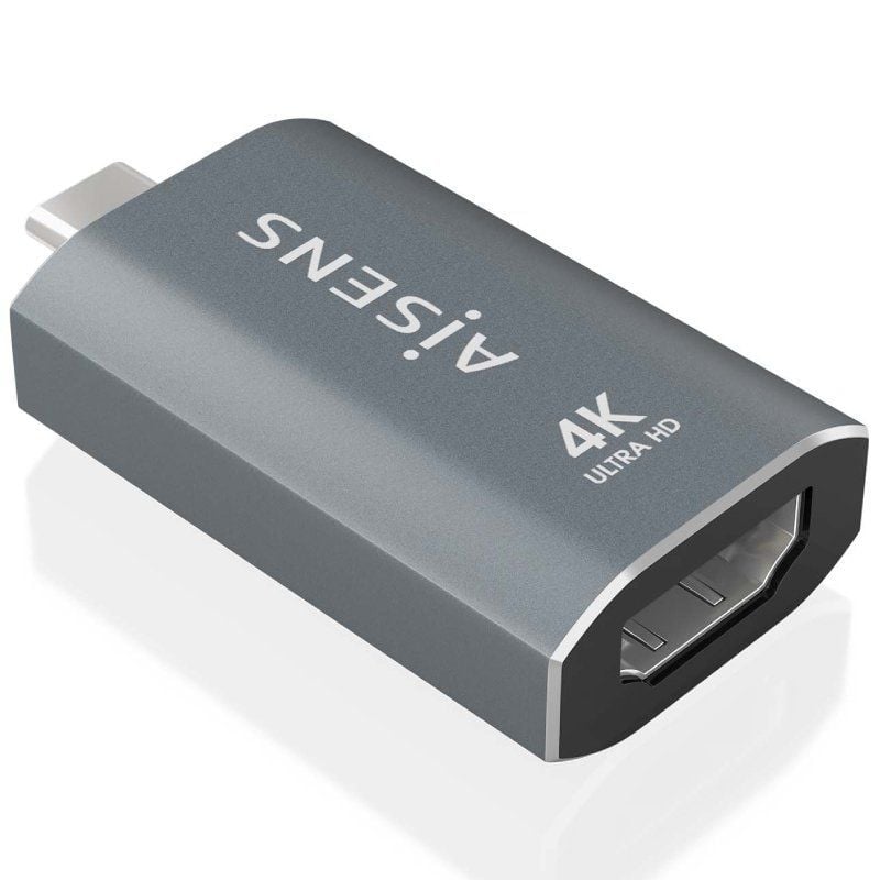 Adaptador USB Tipo C A109-0862 da Aisens / USB Tipo C Macho / HDMI 4K Fêmea