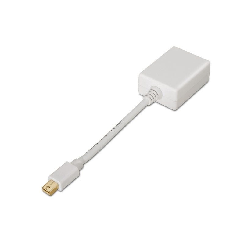 Conversor Aisens A125-0136 / Mini Displayport Macho - VGA Fêmea / 15cm / Branco