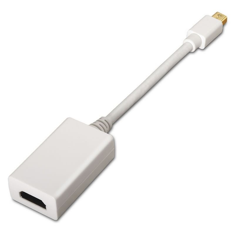 Cabo Conversor A125-0138 da Aisens / Mini Displayport Macho - HDMI Fêmea / 15cm / Branco