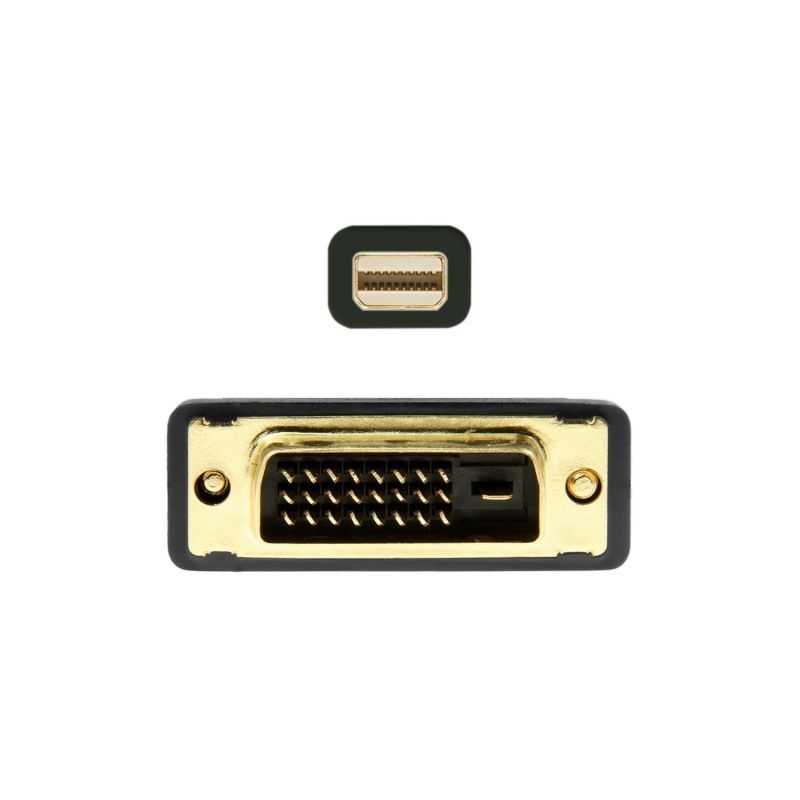 Aisens A125-0363 Cabo Conversor Mini Displayport Macho - DVI Macho / 2m / Preto