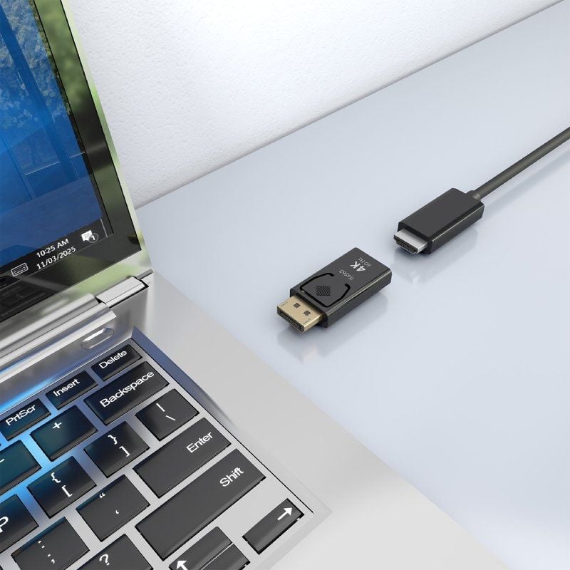 Adaptador HDMI 4K A125-0908 da Aisens A125-0908 / Macho Displayport - Fêmea HDMI
