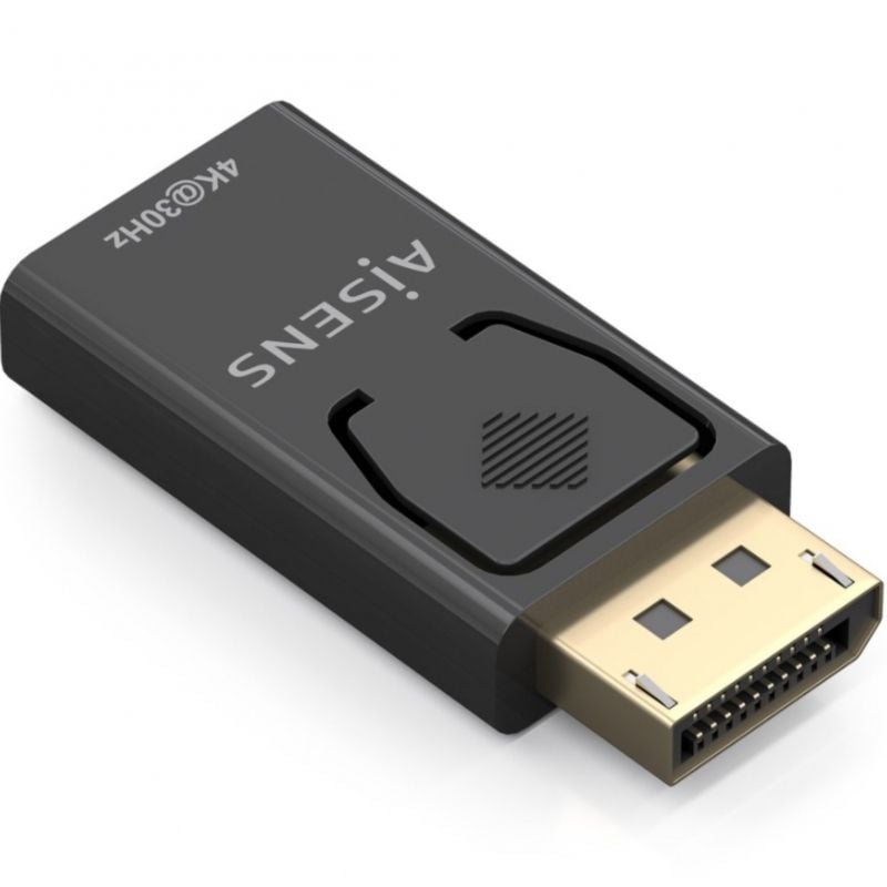 Conversor Aisens A125-0949 / Displayport Macho - HDMI Fêmea / Preto