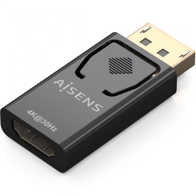 Conversor Aisens A125-0949 / Displayport Macho - HDMI Fêmea / Preto