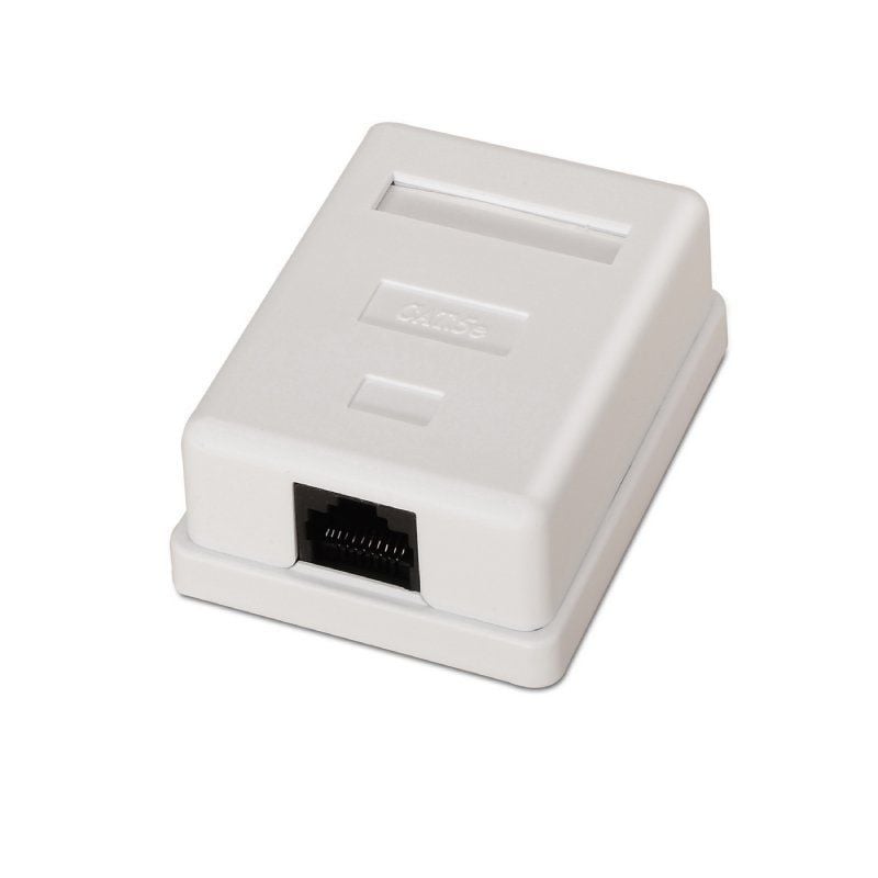 Rosa de Montagem em Superfície Aisens A138-0296 / Cat.5e / 1 Jacks