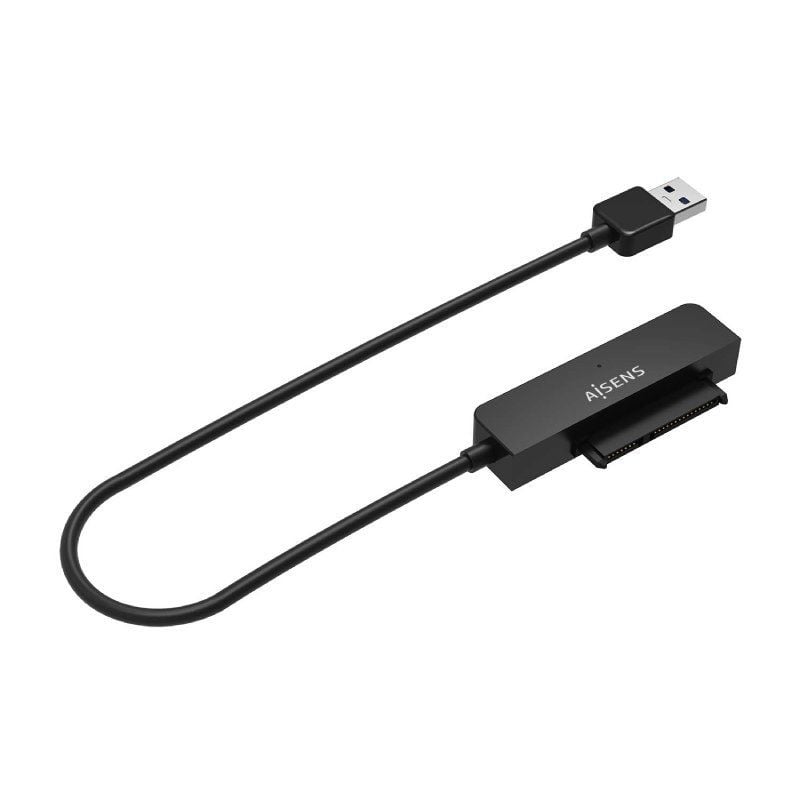 Adaptador de Unidade de Disco Rígido de 2,5" Aisens Ase-25a03b / USB Macho - SATA
