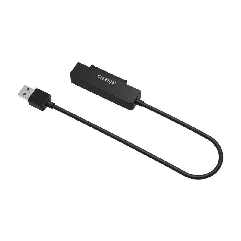 Adaptador de Unidade de Disco Rígido de 2,5" Aisens Ase-25a03b / USB Macho - SATA