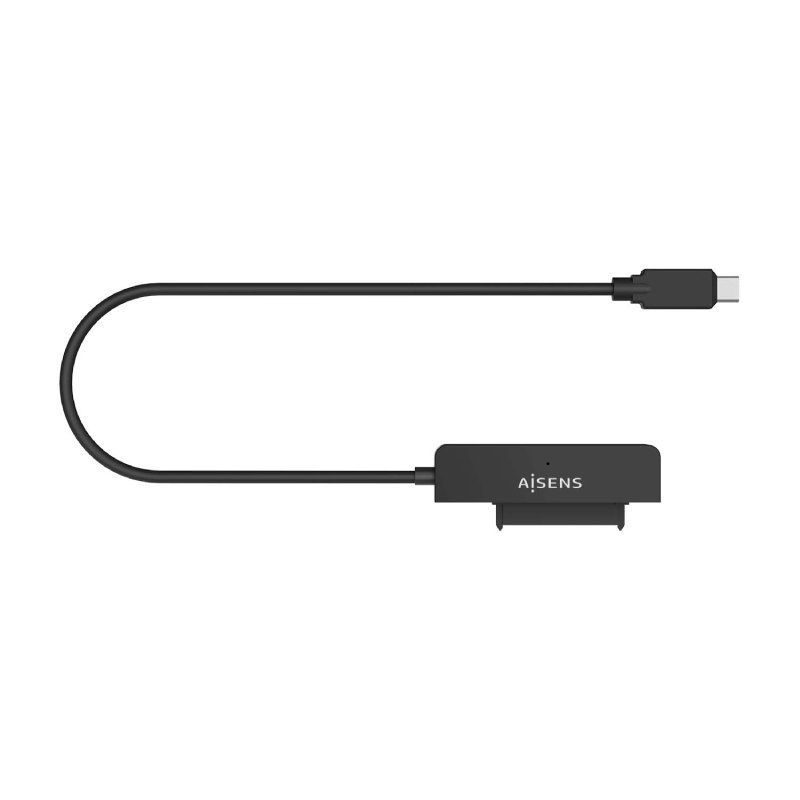 Adaptador de Unidade de Disco Rígido de 2,5" Aisens Ase-25c04b / USB Tipo C 3.1 Macho - SATA