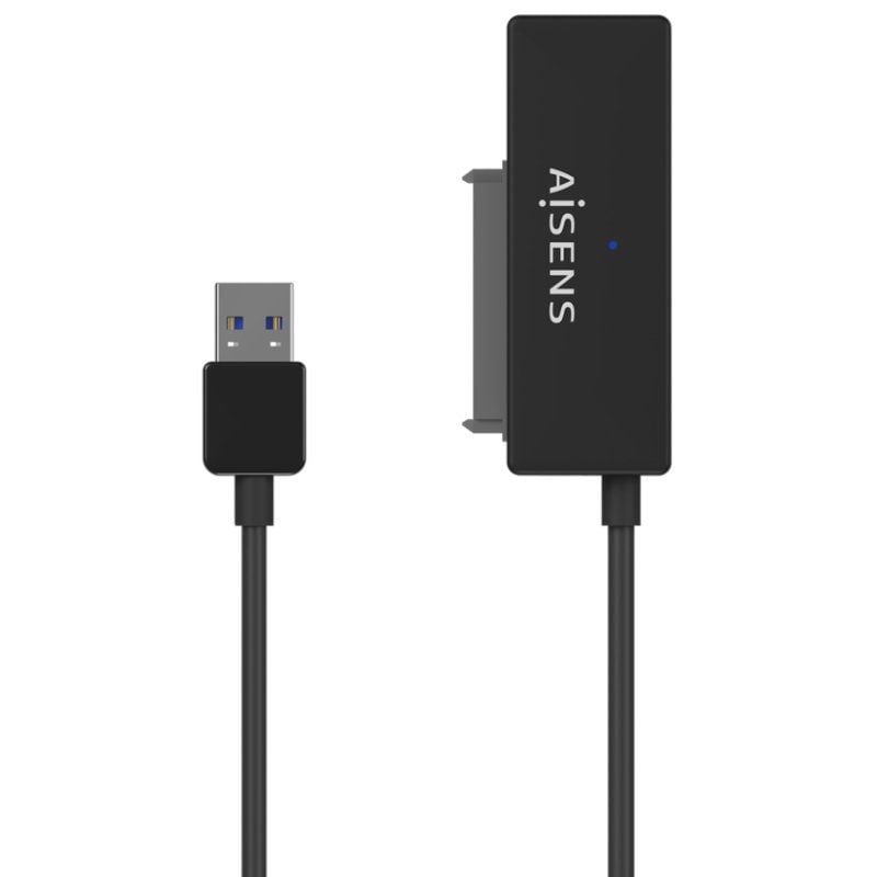 Adaptador de Unidade de Disco Rígido Aisens Ase-35a01b 2,5" / 3,5" / USB 3.0 - SATA / com Fonte de…