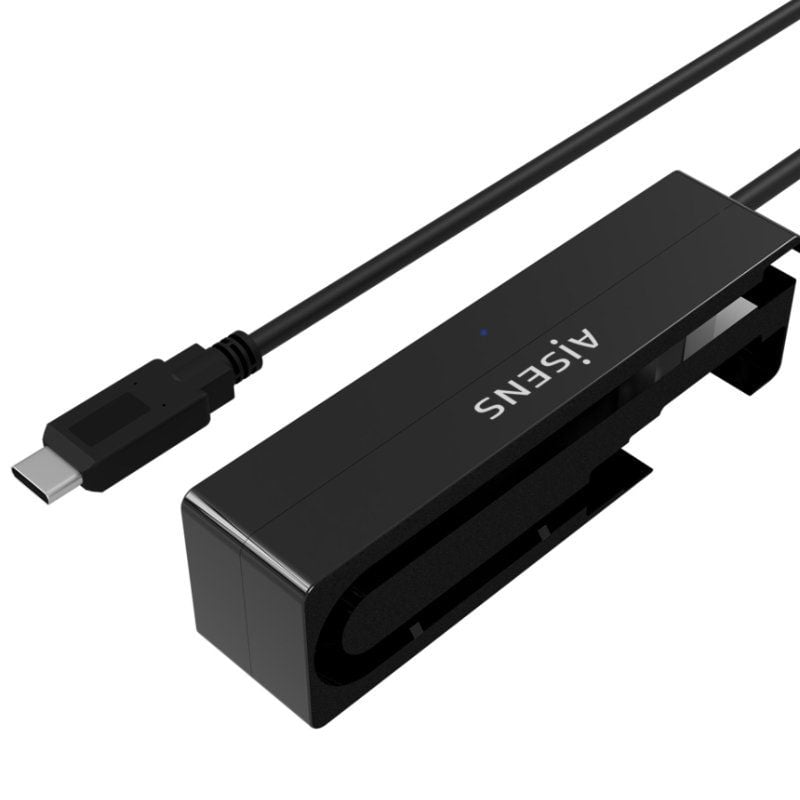 Adaptador de Unidade de Disco Rígido Aisens Ase-35c02b 2,5" / 3,5" / USB Tipo C - SATA / com Fonte…