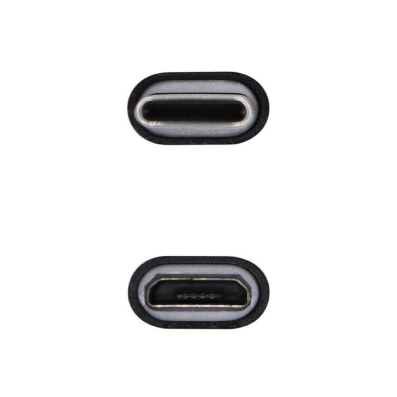 Aisens A108-0414 Adaptador USB 2.0 Tipo C / USB Tipo C Macho - Micro USB Fêmea