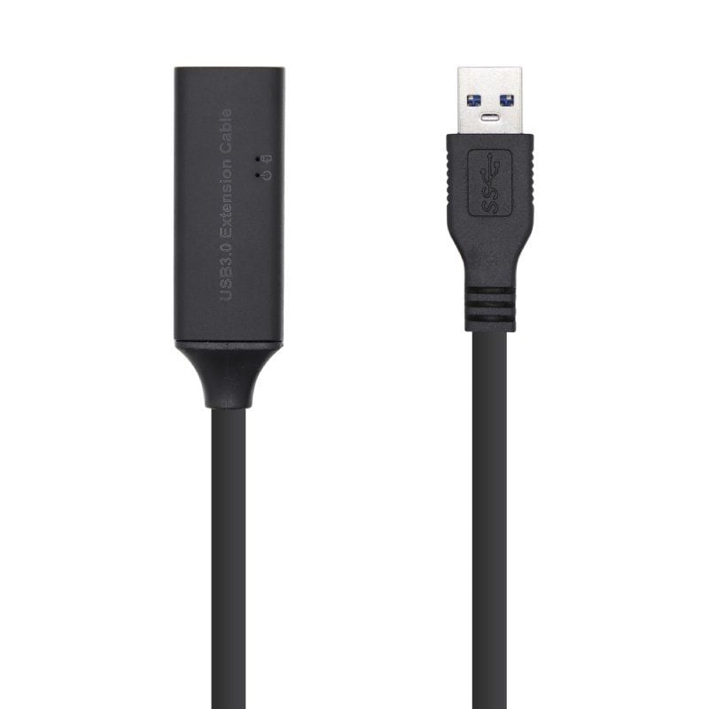 Cabo de Extensão USB 3.0 com Amplificador Aisens A105-0408 / USB Macho - USB Fêmea / Até 9W / 625mb…