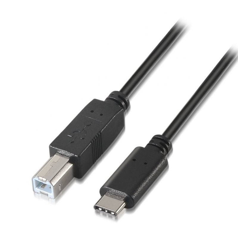 Cabo USB 2.0 para Impressora Aisens A107-0053 / USB Tipo C Macho - USB Tipo B Macho / Até 9W / 625m…