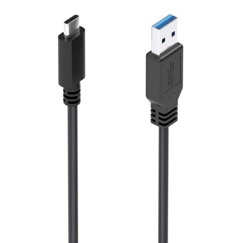 Cabo USB 3.1 Tipo C Aisens A107-0860 / USB Tipo C Macho - USB Macho / 10gbps / 2m / Preto