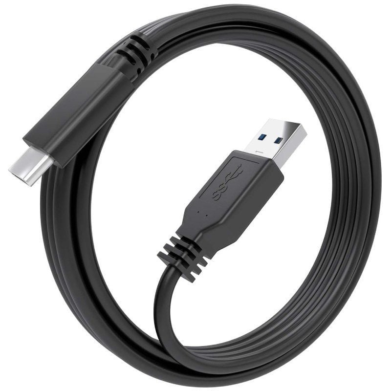 Cabo USB 3.1 Tipo C Aisens A107-0860 / USB Tipo C Macho - USB Macho / 10gbps / 2m / Preto