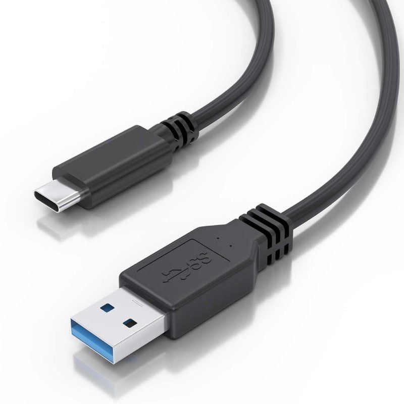 Cabo USB 3.1 Tipo C Aisens A107-0860 / USB Tipo C Macho - USB Macho / 10gbps / 2m / Preto